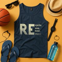 Recycle Reuse Renew Rethink Earth Day Tank Top