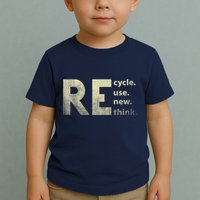 Recycle Reuse Renew Rethink Earth Day Toddler T-Shirt