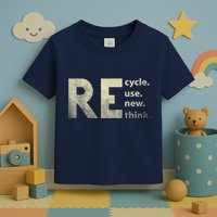 Recycle Reuse Renew Rethink Earth Day Toddler T-Shirt