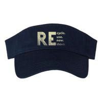 Recycle Reuse Renew Rethink Earth Day Visor