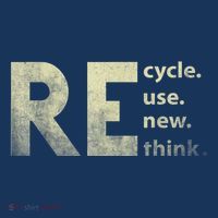 Recycle Reuse Renew Rethink Earth Day Kids T-Shirt