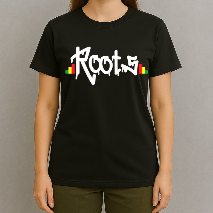 Reggae Roots Rasta Rastafari Grafitti Hip Hop Dub DnB Jungle T-Shirt