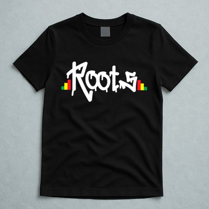 Reggae Roots Rasta Rastafari Grafitti Hip Hop Dub DnB Jungle T-Shirt