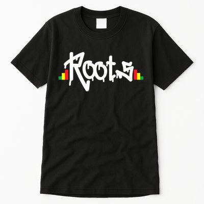 Reggae Roots Rasta Rastafari Grafitti Hip Hop Dub DnB Jungle Tall T-Shirt