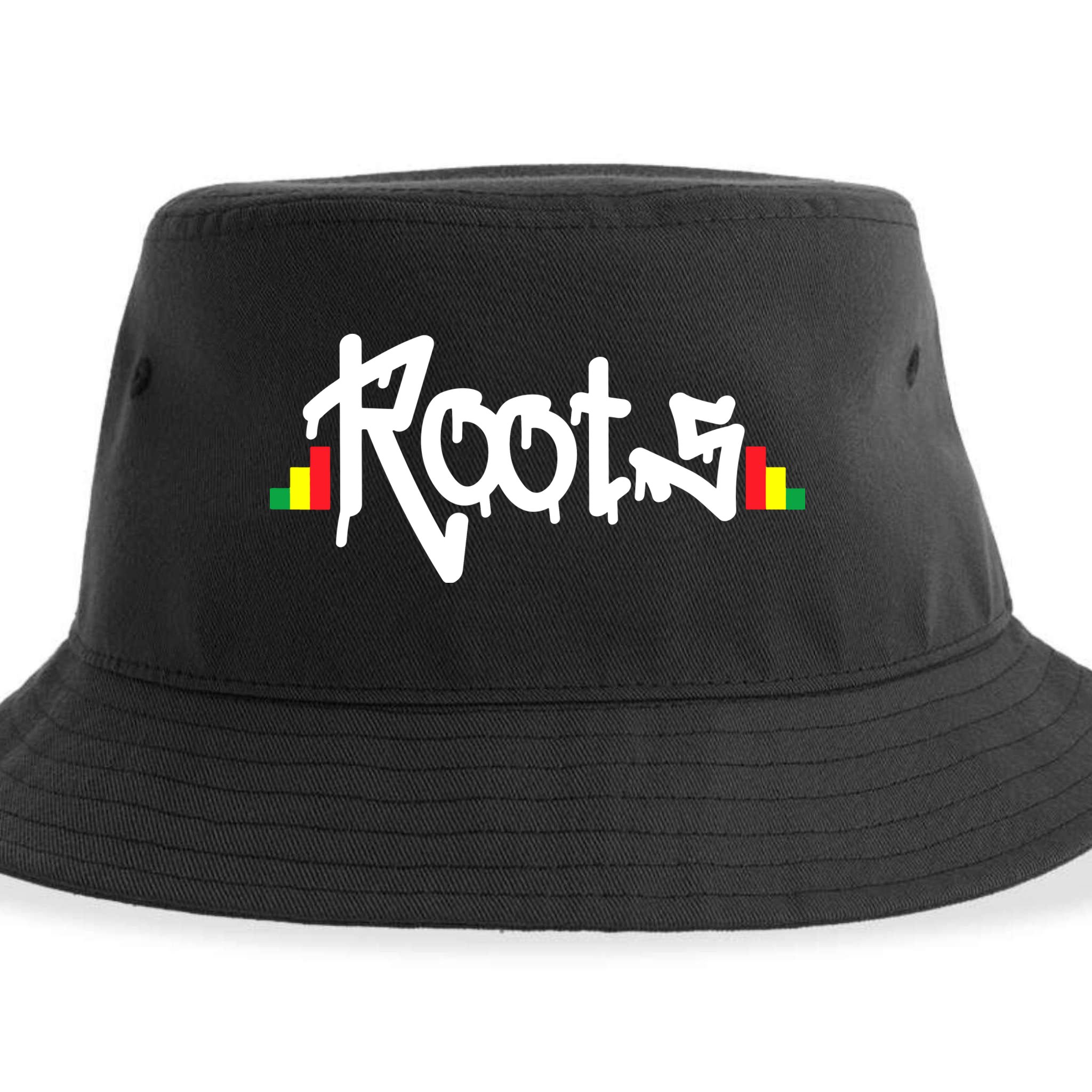 Reggae Roots Rasta Rastafari Grafitti Hip Hop Dub DnB Jungle Sustainable Bucket Hat