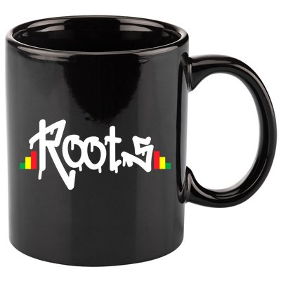 Reggae Roots Rasta Rastafari Grafitti Hip Hop Dub DnB Jungle 11oz C Handle Ceramic Mug