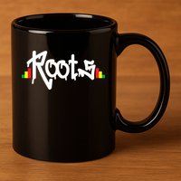 Reggae Roots Rasta Rastafari Grafitti Hip Hop Dub DnB Jungle 11oz C Handle Ceramic Mug