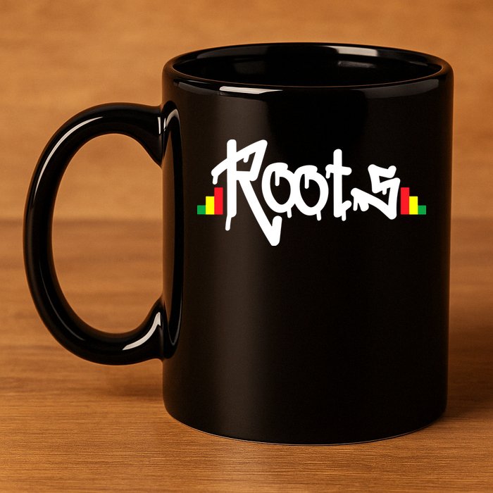 Reggae Roots Rasta Rastafari Grafitti Hip Hop Dub DnB Jungle 11oz C Handle Ceramic Mug