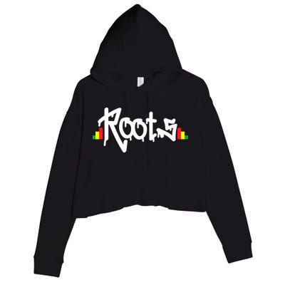 Reggae Roots Rasta Rastafari Grafitti Hip Hop Dub DnB Jungle Crop Fleece Hoodie