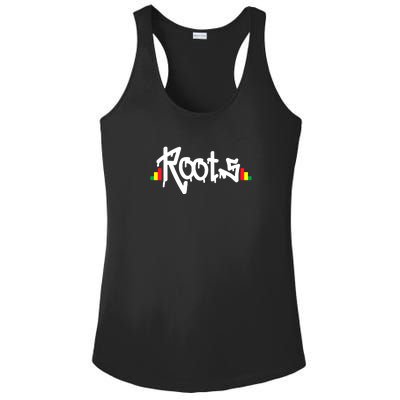 Reggae Roots Rasta Rastafari Grafitti Hip Hop Dub DnB Jungle Ladies PosiCharge Competitor Racerback Tank