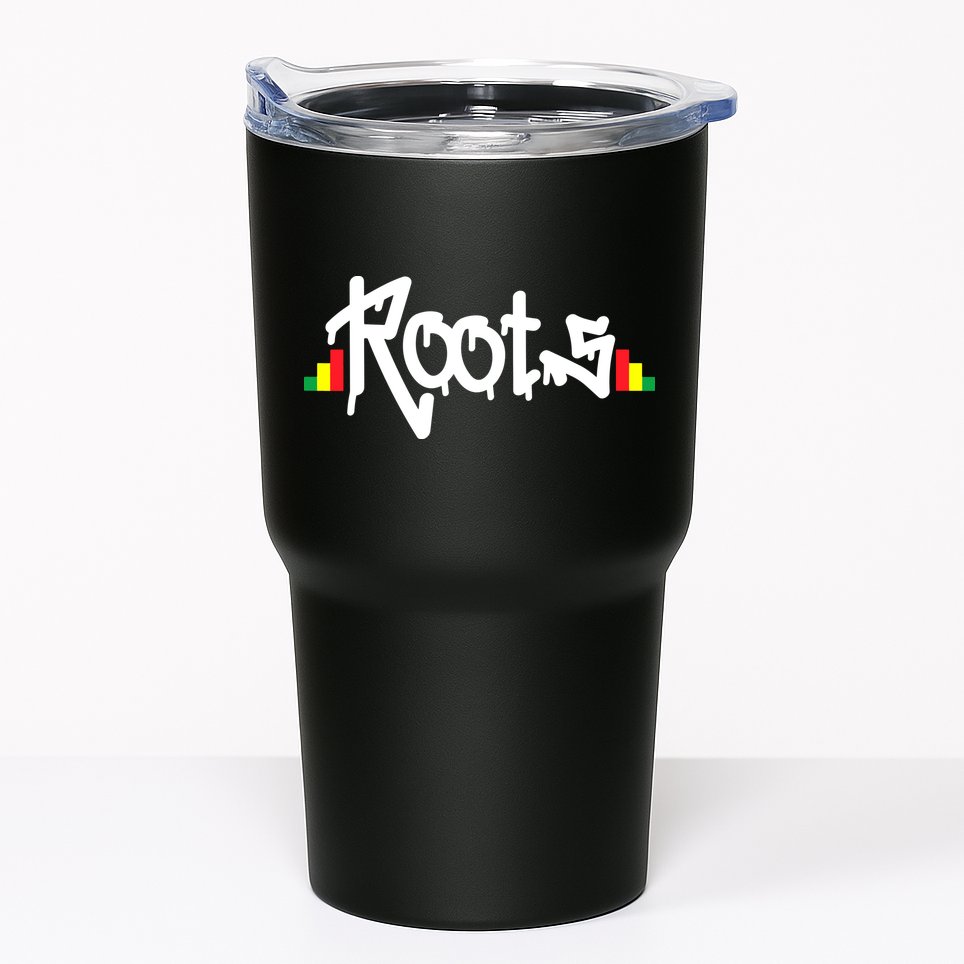 Reggae Roots Rasta Rastafari Grafitti Hip Hop Dub DnB Jungle Tumbler