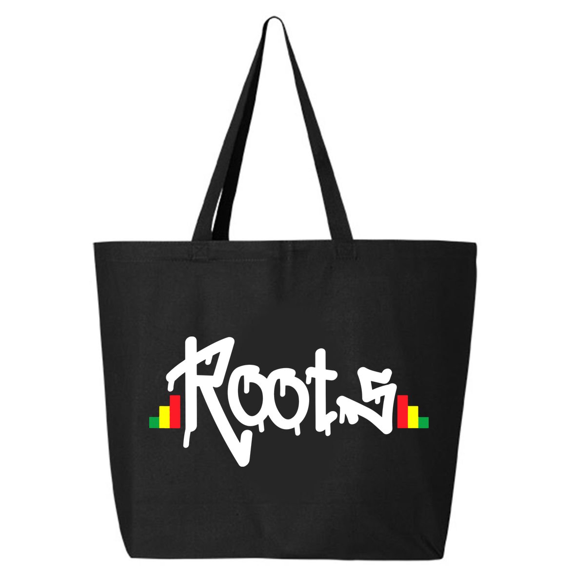 Reggae Roots Rasta Rastafari Grafitti Hip Hop Dub DnB Jungle 25L Jumbo Tote
