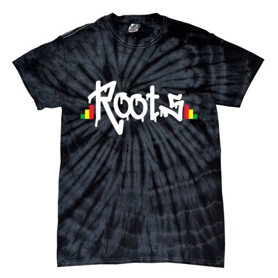 Reggae Roots Rasta Rastafari Grafitti Hip Hop Dub DnB Jungle Tie-Dye T-Shirt