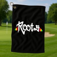 Reggae Roots Rasta Rastafari Grafitti Hip Hop Dub DnB Jungle Golf Towel