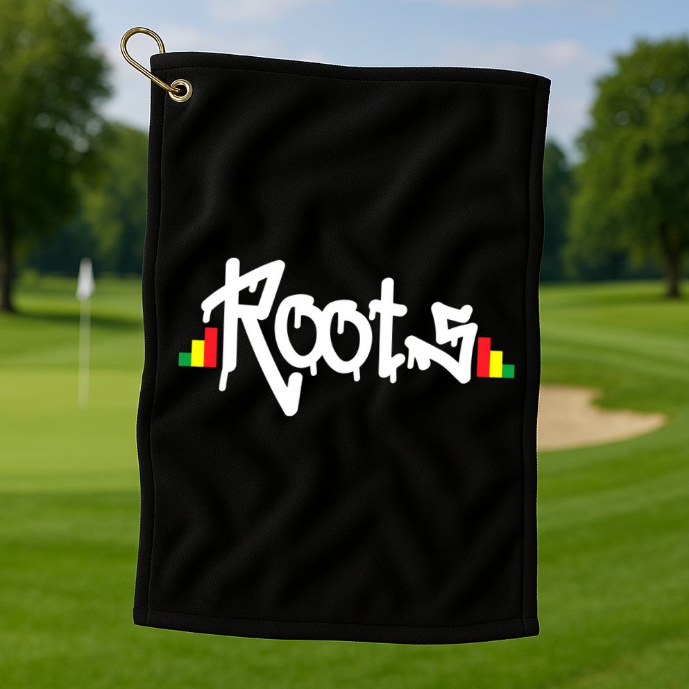 Reggae Roots Rasta Rastafari Grafitti Hip Hop Dub DnB Jungle Golf Towel