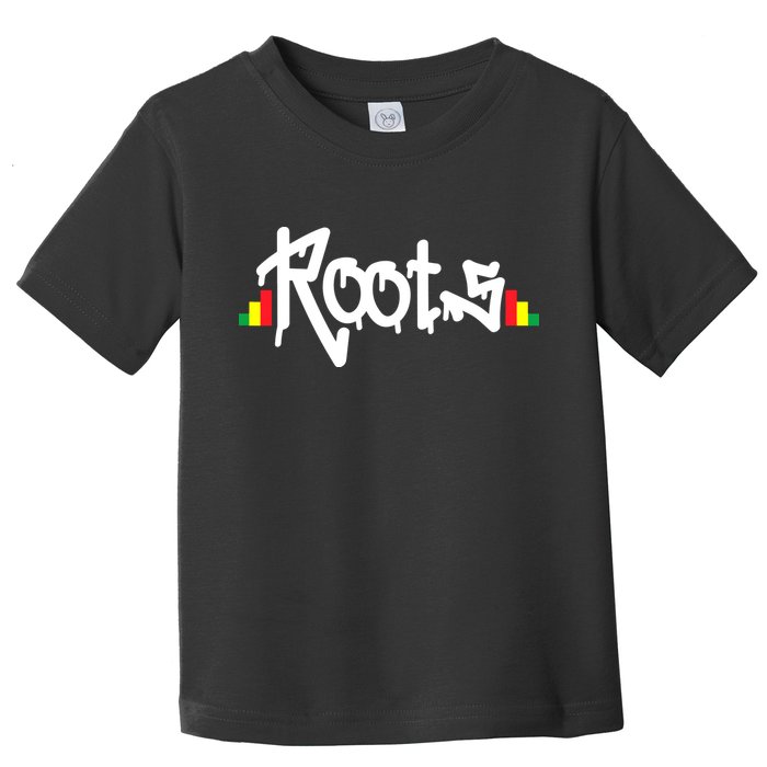 Reggae Roots Rasta Rastafari Grafitti Hip Hop Dub DnB Jungle Toddler T-Shirt