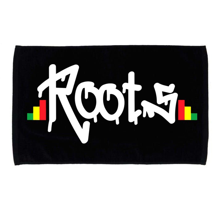 Reggae Roots Rasta Rastafari Grafitti Hip Hop Dub DnB Jungle Microfiber Hand Towel