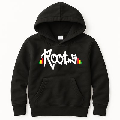 Reggae Roots Rasta Rastafari Grafitti Hip Hop Dub DnB Jungle Kids Hoodie