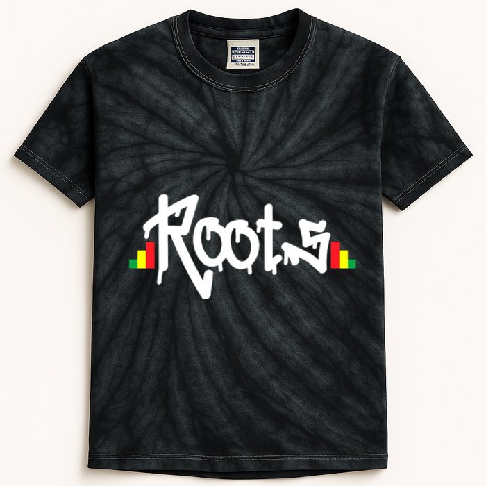 Reggae Roots Rasta Rastafari Grafitti Hip Hop Dub DnB Jungle Kids Tie-Dye T-Shirt