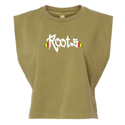 Reggae Roots Rasta Rastafari Grafitti Hip Hop Dub DnB Jungle Garment-Dyed Women's Muscle Tee