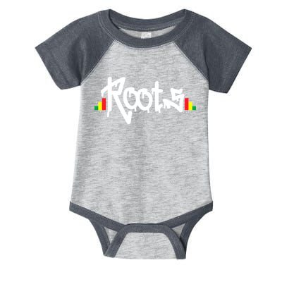 Reggae Roots Rasta Rastafari Grafitti Hip Hop Dub DnB Jungle Infant Baby Jersey Bodysuit