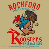 Rockford Roosters Retro Minor League Baseball T-Shirt