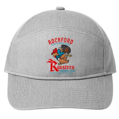 Rockford Roosters Retro Minor League Baseball 7-Panel Snapback Hat