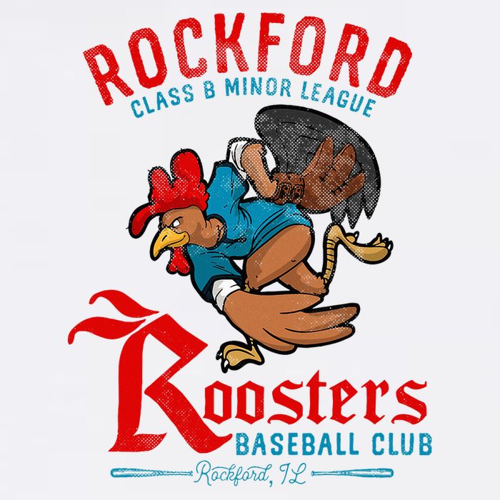 Rockford Roosters Retro Minor League Baseball Bucket Hat