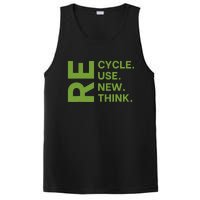 Recycle Reuse Renew Rethink Earth Day Environmental Activism PosiCharge Competitor Tank