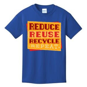 Reduce Reuse Recycle Repeat Recycling Awareness Gift Kids T-Shirt