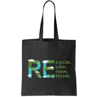 Recycle Reuse Renew Rethink Earth Day Bag