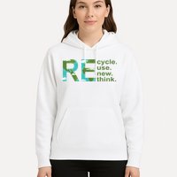 Recycle Reuse Renew Rethink Earth Day Hoodie