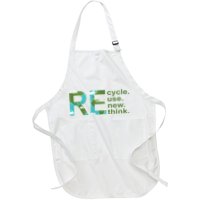 Recycle Reuse Renew Rethink Earth Day Apron