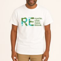Recycle Reuse Renew Rethink Earth Day Tall T-Shirt
