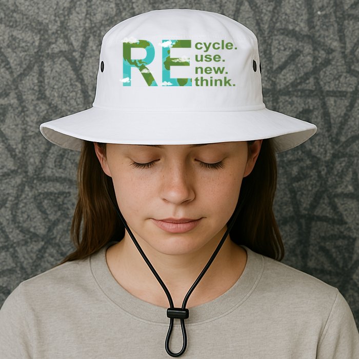 Recycle Reuse Renew Rethink Earth Day Bucket Hat