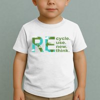 Recycle Reuse Renew Rethink Earth Day Toddler T-Shirt