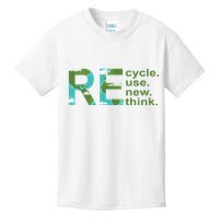 Recycle Reuse Renew Rethink Earth Day Kids T-Shirt