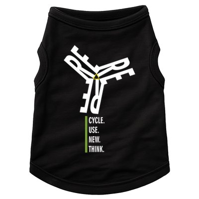 Recycle Reuse Renew Rethink Wind Turbine Wind Enerergy Gift Doggie Tank