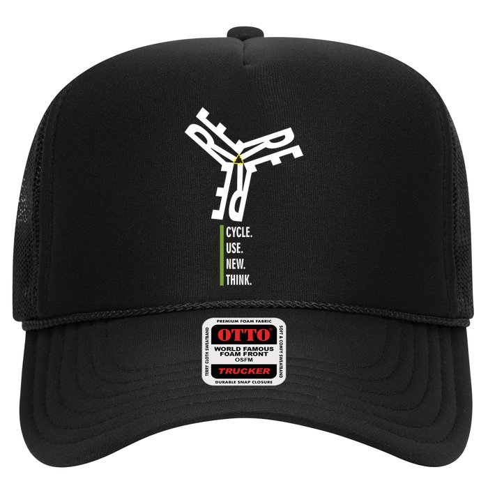 Recycle Reuse Renew Rethink Wind Turbine Wind Enerergy Gift Hat