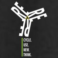 Recycle Reuse Renew Rethink Wind Turbine Wind Enerergy Gift Microfiber Hand Towel