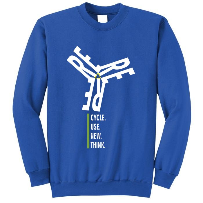 Recycle Reuse Renew Rethink Wind Turbine Wind Enerergy Gift Sweatshirt