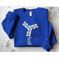 Recycle Reuse Renew Rethink Wind Turbine Wind Enerergy Gift Sweatshirt