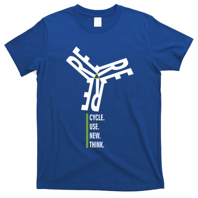 Recycle Reuse Renew Rethink Wind Turbine Wind Enerergy Gift T-Shirt