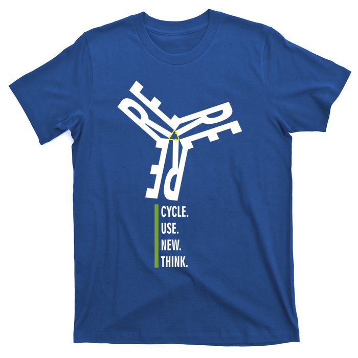 Recycle Reuse Renew Rethink Wind Turbine Wind Enerergy Gift T-Shirt