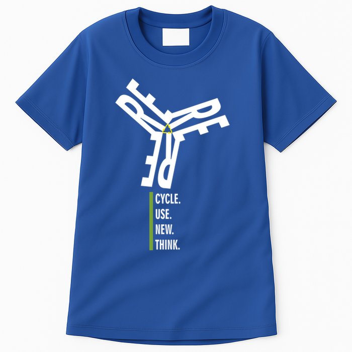 Recycle Reuse Renew Rethink Wind Turbine Wind Enerergy Gift Tall T-Shirt