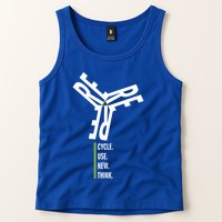 Recycle Reuse Renew Rethink Wind Turbine Wind Enerergy Gift Tank Top