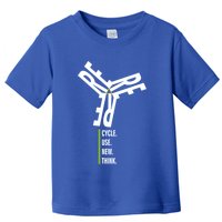 Recycle Reuse Renew Rethink Wind Turbine Wind Enerergy Gift Toddler T-Shirt