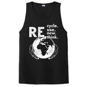 Recycle Reuse Renew Rethink Earth Day Design PosiCharge Competitor Tank