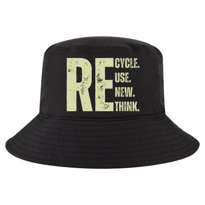 Recycle Reuse Renew Rethink Cool Comfort Performance Bucket Hat
