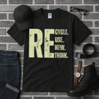 Recycle Reuse Renew Rethink Tall T-Shirt